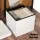 Artiss Janeska Ottoman Storage Footstool - White Boucle Fabric, Versatile Seating & Hidden Storage Solution