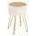 Artiss Ottoman Storage Footstool, Velvet, 32x32x46cm, White, Reversible Lid, Multi-Functional, Easy Assembly