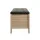 Artiss Oak Leather Storage Ottoman Blanket Box - Chic, Durable Seating & Ample Storage for Modern Homes