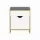 Artiss Storage Ottoman with Drawer 100kg Footrest Cushion Pine White Grey