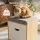 Artiss Storage Ottoman with Drawer 100kg Footrest Cushion Pine White Grey