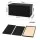 Artiss Storage Ottoman Bench Folding Blanket Box with Reversible Tray Top Hidden Storage Footstool Black