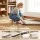 Artiss Storage Ottoman Footstool 111cm Bouclé Fabric Foldable Hidden Storage Seat 150kg Capacity White