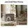 Artiss Storage Ottoman Foot Stool Cat Litter Box Enclosure Foldable with Scratcher Faux Linen Grey for Indoor Cats