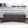 Artiss 140cm Dark Grey Faux Linen Storage Ottoman Blanket Box - Elegant Tufted Seat, Extra-Long Design, Ample Storage