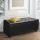 Artiss 97cm Black Faux Leather Storage Ottoman Blanket Box - Elegant Seating with Generous Storage & Solid Wood Frame