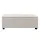 Artiss 97cm Linen Beige Storage Ottoman Blanket Box - Elegant Faux Linen, Solid Wood, 100kg Capacity, Spacious Storage