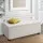 Artiss 97cm Linen Beige Storage Ottoman Blanket Box - Elegant Faux Linen, Solid Wood, 100kg Capacity, Spacious Storage