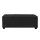 Artiss 97cm Black Faux Linen Storage Ottoman Blanket Box - Luxury Seating & Ample Storage with Solid Wood Frame