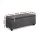 Artiss 97cm Grey Storage Ottoman Blanket Box - Faux Linen, Solid Wood, 100kg Capacity, Multi-Functional Seat & Storage