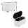 Artiss Storage Ottoman Blanket Box 87cm Bouclé Fabric Oval, White, Padded Seat, Hinged Lid, Bedroom Organiser