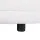 Artiss Storage Ottoman Blanket Box 87cm Bouclé Fabric Oval, White, Padded Seat, Hinged Lid, Bedroom Organiser