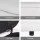 Artiss Storage Ottoman Blanket Box 87cm Bouclé Fabric Oval, White, Padded Seat, Hinged Lid, Bedroom Organiser