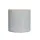 Artiss 40cm Grey Round Storage Ottoman - Faux Linen, MDF Frame, Concealed Space, 150kg Capacity, No Assembly