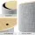Artiss 40cm Grey Round Storage Ottoman - Faux Linen, MDF Frame, Concealed Space, 150kg Capacity, No Assembly