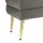 Artiss Ottoman Storage Foot Stool, Velvet, 80x36x42cm, Grey, Elegant Design, Hidden Storage, Easy Assembly