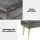 Artiss Ottoman Storage Foot Stool, Velvet, 80x36x42cm, Grey, Elegant Design, Hidden Storage, Easy Assembly