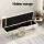 Artiss Storage Ottoman Bed, Boucle Fabric, 140cm, White & Gold, Hidden Storage, Detachable Pillow, Easy Assembly