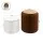 Artiss Accordion Folding Paper Stools Set 2 Pack Natural Kraft with Cushions Hexagon Honeycomb 100KG