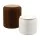 Artiss Accordion Folding Paper Stools Set 2 Pack Natural Kraft with Cushions Hexagon Honeycomb 100KG