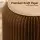 Artiss Accordion Folding Paper Stools Set 2 Pack Natural Kraft with Cushions Hexagon Honeycomb 100KG