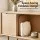 Artiss Accordion Folding Paper Stools Set 2 Pack Natural Kraft with Cushions Hexagon Honeycomb 100KG