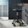 Artiss Salon Stool Swivel Chair, PU Leather, Adjustable 73-90cm, Black, 360° Rotatable, Comfortable Backrest