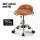 Artiss Salon Stool Swivel Chair, PVC Leather, Adjustable Height, Brown - Stylish Comfort for Salons & More