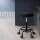 Artiss Salon Stool, PVC Leather, Adjustable Height 50.5cm-66cm, Black, 360° Swivel, Comfort & Style for Any Space