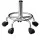 Artiss Salon Stool Round Swivel Chair, PVC Leather, Adjustable Height 50.5cm-66cm, Black, 360° Rotatable Comfort