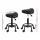 Artiss 2x Salon Stool Saddle Swivel Chair - Stylish, Comfortable, Adjustable Height, Premium PU Leather, 360° Rotation