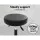 Artiss 2x Salon Stool - Adjustable Swivel Chair with PU Leather, 360° Rotation & Heavy-Duty Base