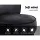 Artiss Vanity Stool, Velvet, Black, 51x51.5x55cm, Abella, Button Tufted Design, High-Density Foam Comfort