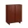 Artiss 5 Tier Bamboo Shoe Cabinet with Adjustable Shelves Walnut Fluted Doors Soft Close Hinges