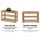 Artiss Bamboo Shoe Rack Bench Seat, Natural, Holds 10 Pairs, 70x28x46cm, Eco-Friendly, Durable, 100kg Capacity