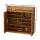 Artiss Bamboo Shoe Rack Cabinet 7 Tier 30 Pair Storage Cupboard Natural 117x33x115cm MDF Frame Magnetic Doors