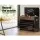 Artiss 2-Piece Shoe Bench Set with Lift-Up Seats Hidden Storage and 18-Pair Capacity Walnut Adjustable Shelves