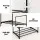 Artiss Dunn Shoe Rack DIY Stackable 10-Tier Black | Metal Frame & Plastic Connectors | Holds 20 Pairs | No Tools Needed