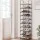 Artiss Dunn Shoe Rack DIY Stackable 10-Tier Black | Metal Frame & Plastic Connectors | Holds 20 Pairs | No Tools Needed