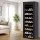 Artiss Chad 10-Tier Shoe Rack Cabinet with Removable Cover, Tool-Free Assembly, Fits 27 Pairs, Black, 1-Year Warranty