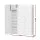 Artiss 15 Cube Shoe Rack Storage Cabinet - Stackable, Eco-Friendly PP Plastic, 124x30x158cm, White, Ventilated Design