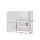 Artiss Stackable Shoe Rack DIY Set of 2 – Eco-Friendly White Storage Cubes, Water-Resistant, 40x30x62cm, Steel Frame