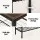 Artiss Bob 4-Tier Shoe Rack, Walnut & Black, Industrial Style, Metal Frame, 100x30x75cm, Holds 15 Pairs, Easy Assembly