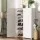 Artiss White Stackable Shoe Box Set of 8 – Eco-Friendly, Ventilated, Water-Resistant Storage Cube with Steel Frame