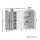 Artiss 8-Tier Shoe Cabinet White with 3 Adjustable Shelves Stores up to 30 Pairs 112x35x100cm and Magnetic Doors