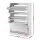 Artiss 24 Pair Shoe Rack Cabinet 120cm White with 3 Flip Up Drawers Adjustable Shelves Melamine Finish