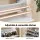 Artiss 24 Pair Shoe Rack Cabinet 120cm White with 3 Flip Up Drawers Adjustable Shelves Melamine Finish
