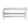 Artiss Kubota Bamboo Shoe Rack Cabinet Bench, White - Stylish 2-Tier Storage for 10 Pairs, Easy Assembly, 107x33.5x50cm