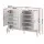 Artiss 5-Tier Shoe Rack Cabinet, White - Adjustable Shelves, Gold Metal Feet, Holds 30 Pairs, Elegant Entryway Storage