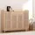 Artiss Pine Shoe Rack Cabinet: Adjustable Shelves, 26 Pairs Capacity, Pine Legs, Easy Assembly, 1-Year Warranty
